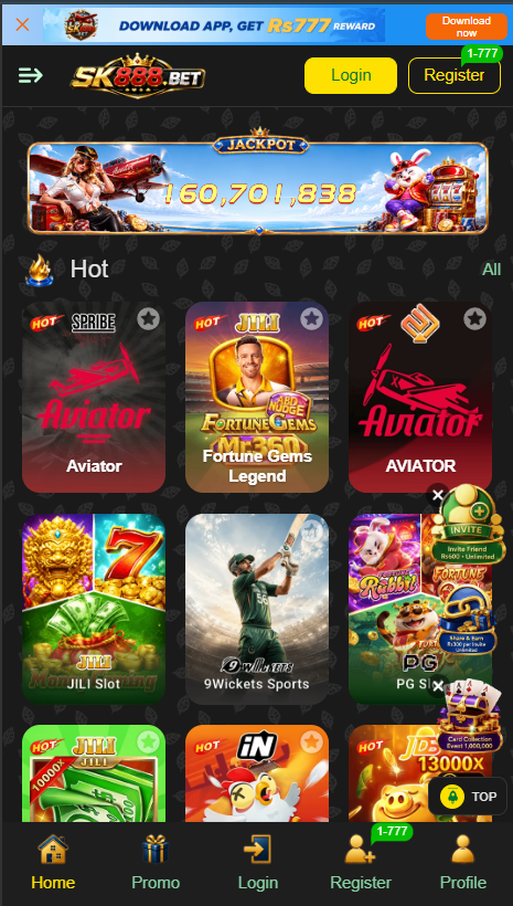 sk888 game banner image