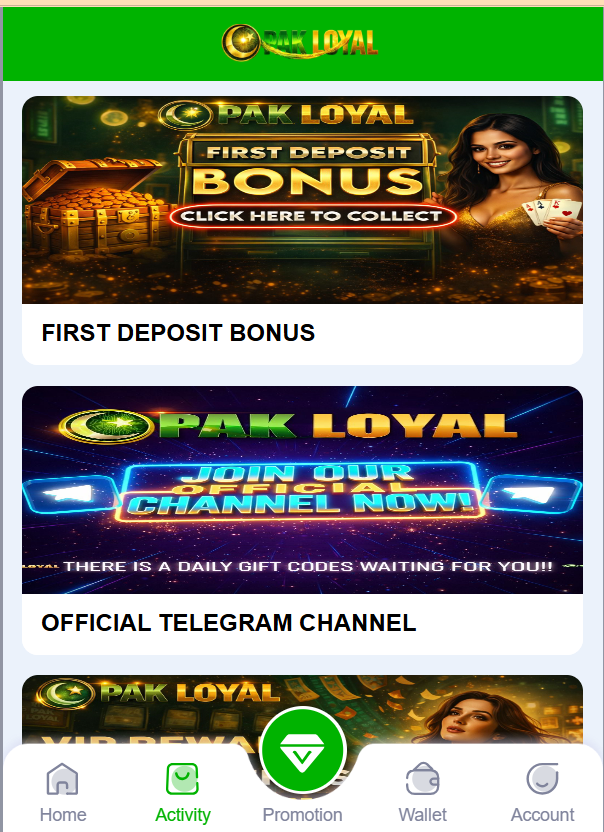 Pak Loyal Game Offers