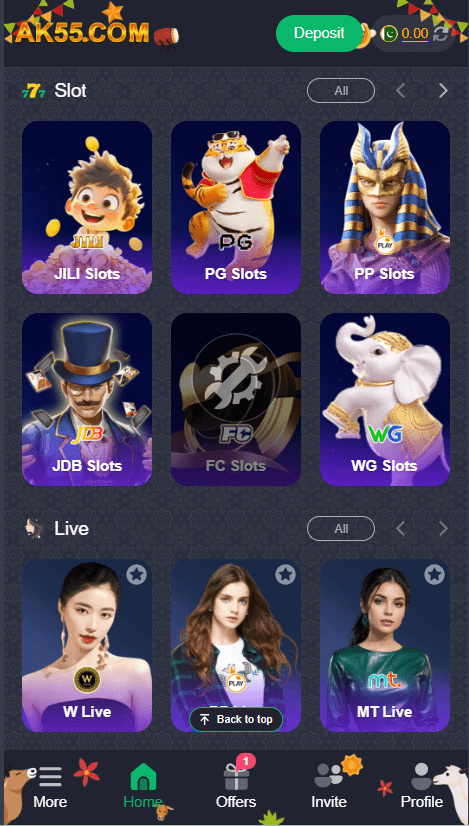 AK55 Game Library