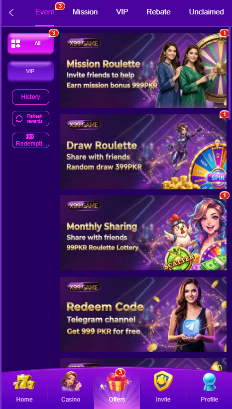 X99 Game Offers
