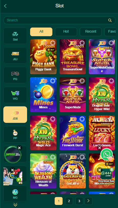 C444 Game Home Screen