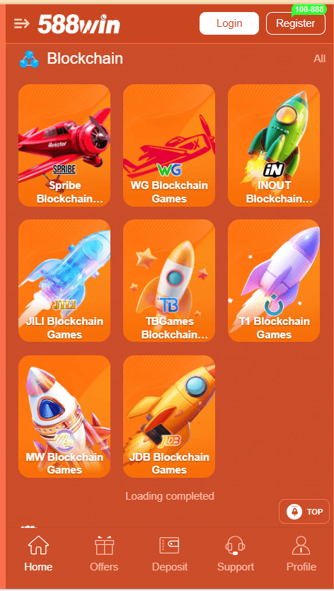 588Win Game Home Screen