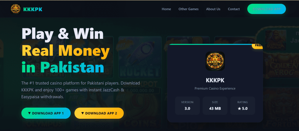 KKKPK Game Home Screen