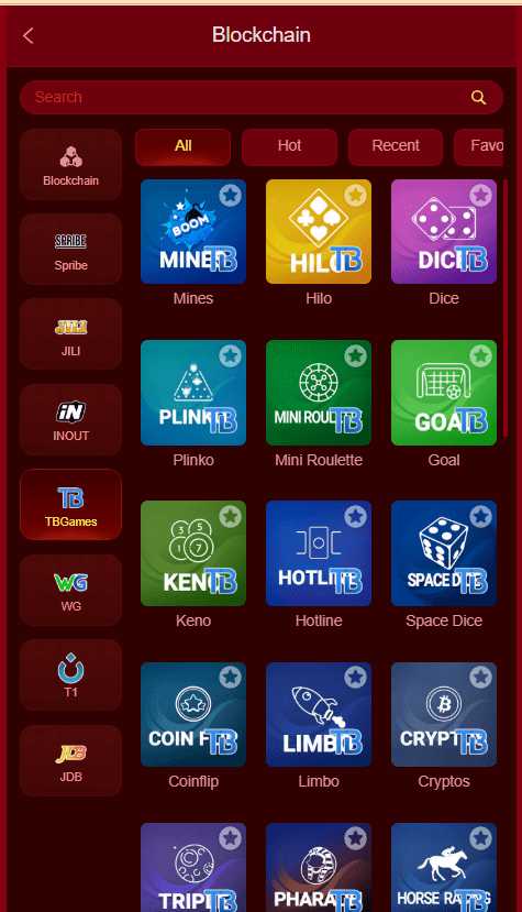 S55 APK Home Screen